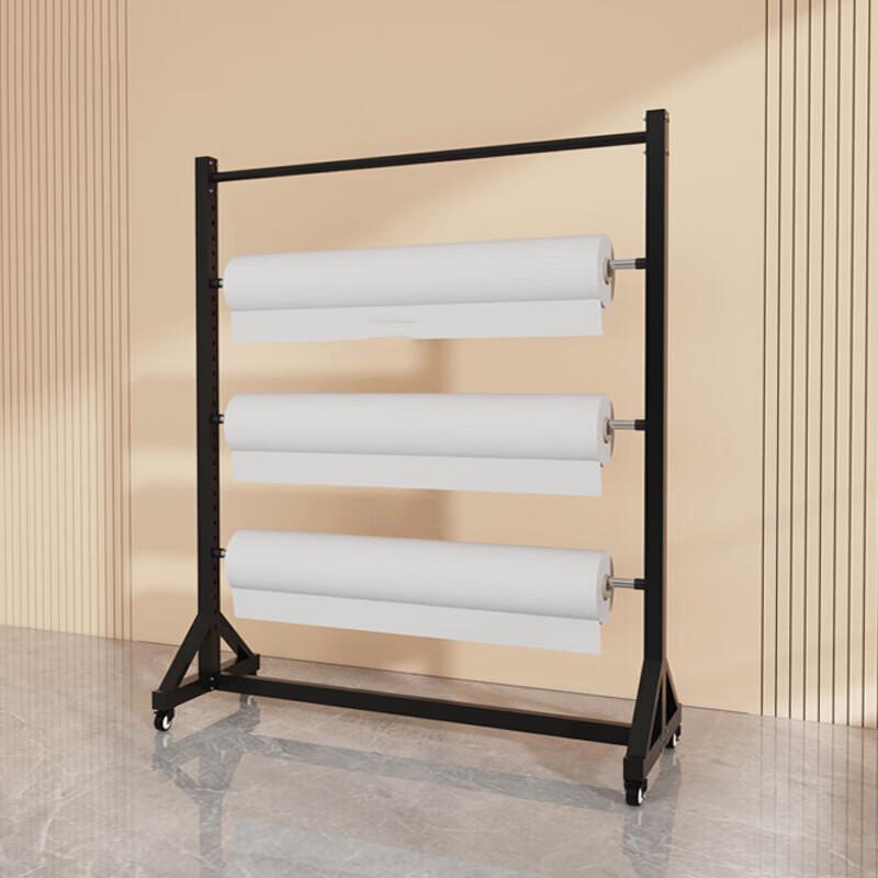 Rolling Fabric and Film Display Stand