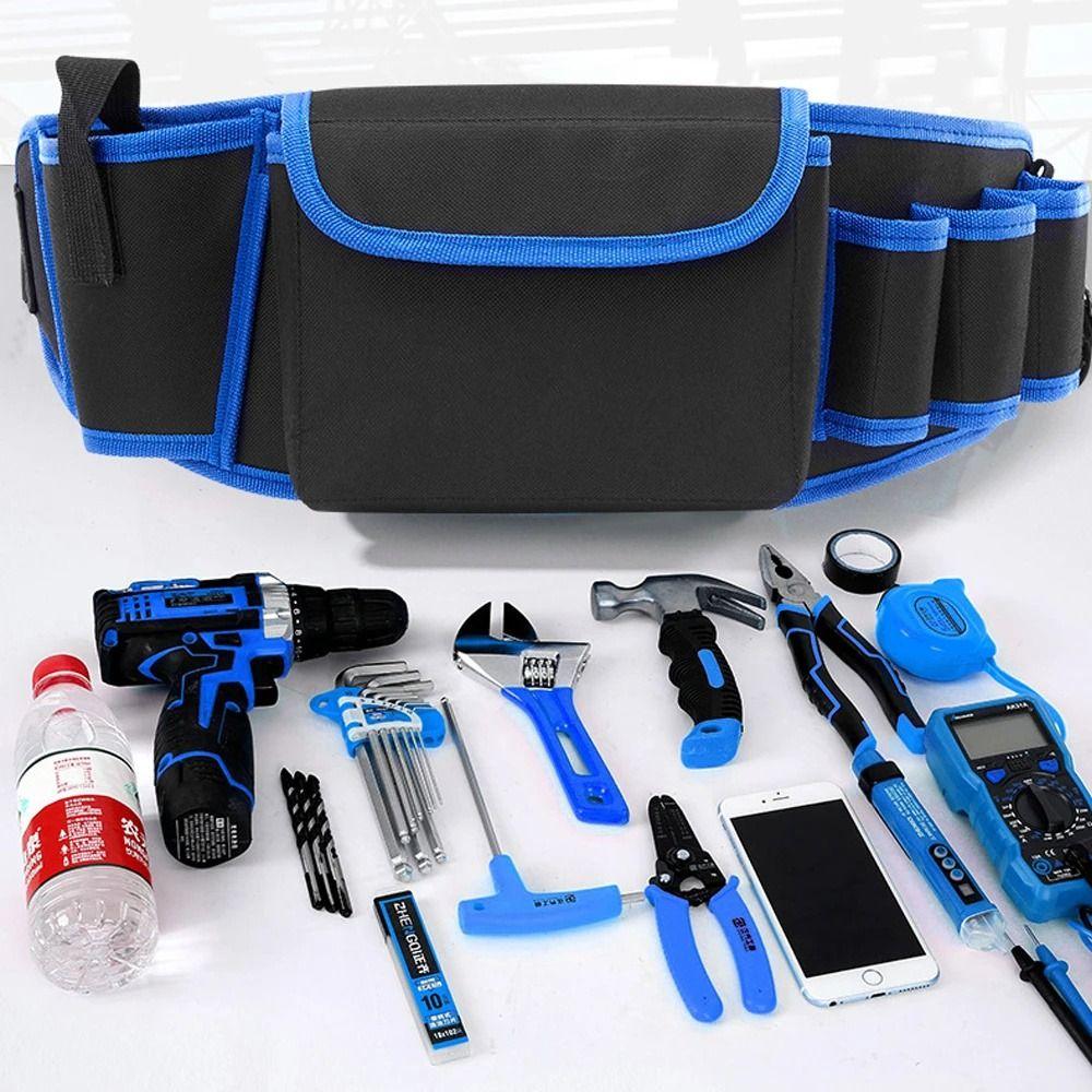 

Waterproof Tool Belt Multilayer Storage Electrician Tool Bag Electrician Woodworking