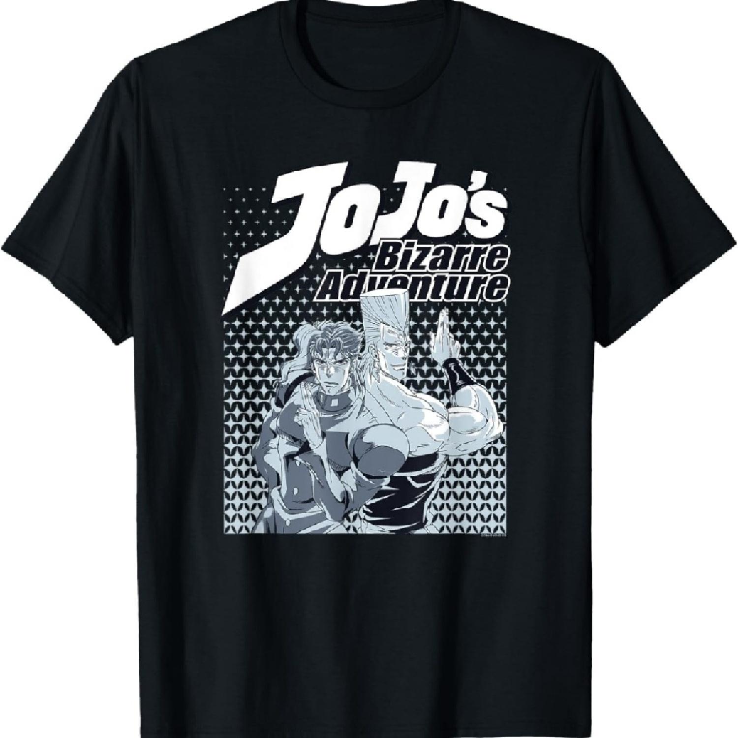 

JoJo s Bizarre Adventure Часть 3 Какёин и Польнарефф Аниме Футболка XXXXXL чёрный