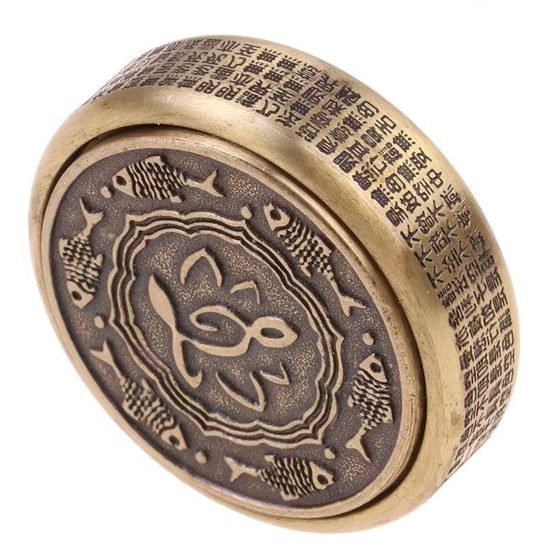 Zen Budda Top Fidget Spinner Metalowy EDC Zabawka Fidget Ręczna Zabawka ADHD Ręczny Spinner Relaksujący Stres Biurkowy