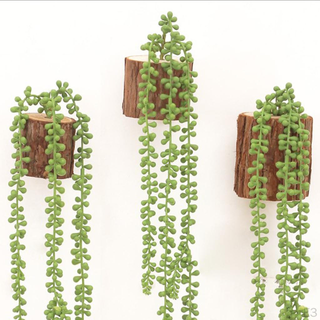 Artificial Plants, Simulate Plants Hanging Lover Tears with 3 Branch Strings (16)