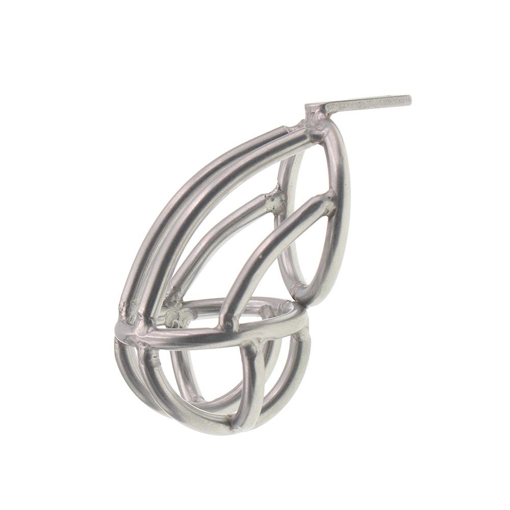 BDSM Peniskäfig aus Edelstahl für männliche Erwachsene, Sex-Tools, Bondage, CB-Schloss, Sklaven-Penisringe, Folter, Harnröhren-Keuschheitsfolter