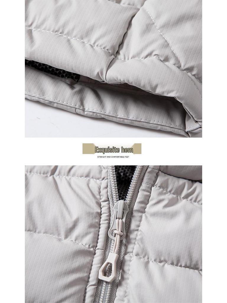 2025 Podzim/Zima Pánská Lehká Teplá Bavlněná Vesta Bez Rukávů - Trendy Módní Styl