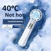 Portable Handheld Turbo Fan 5 Wind Speeds Adjustable Mini Personal Hand Fan 4000mAh USB Rechargeable Fan Bladeless For Camping