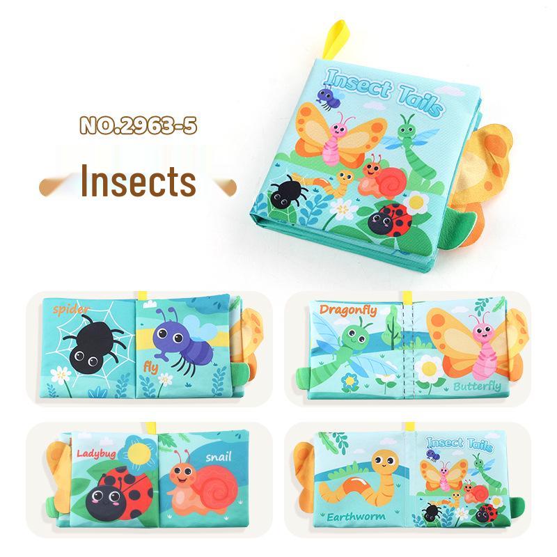 Sea Animals Baby Cloth Book: Tear-Resistant Early Education Toy for Multiple Cognition