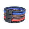Noter Fashion Men Bracelet 3 Colors Available Bilayer Wrap Braclet Openable Buckle Leisure Versatile Accessories Pulseria Homme