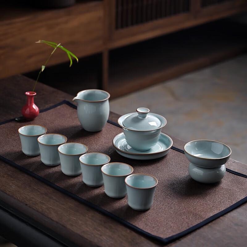 

Yuèbàntíng Qinglu Ru Kiln Ceramic Tea Set