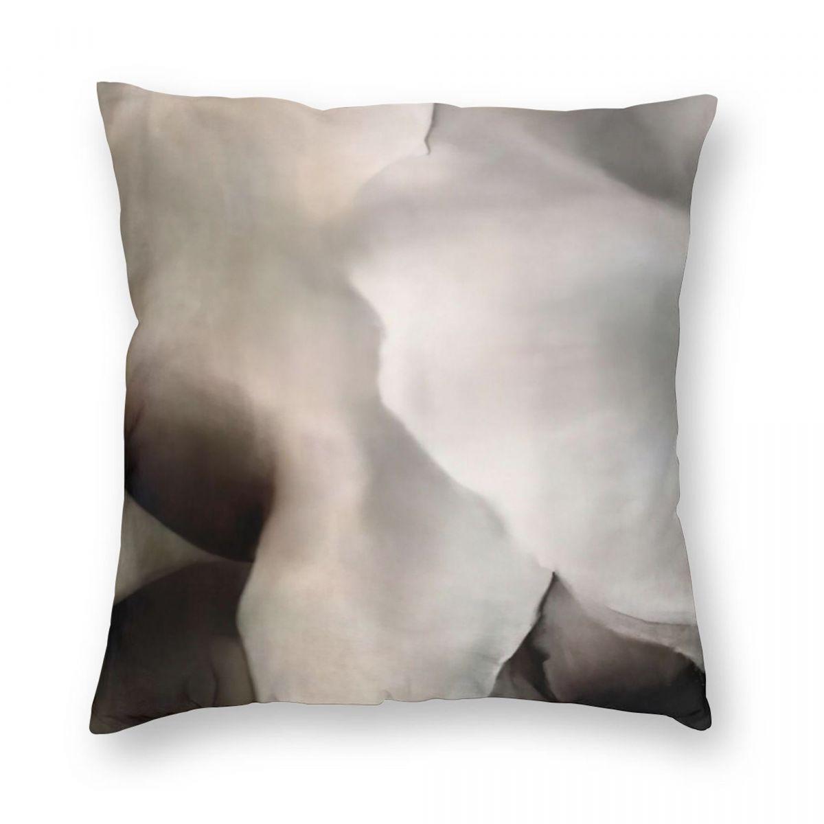 Georgia OKeeffe Dark Iris No  Square Pillowcase Polyester Linen Velvet Creative Zip Decor Home Cushion Cover 30x30cm