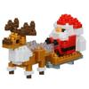 Kawada Nanoblock Weihnachtsmann und Rentier NBC_234
