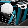 3Pcs Football Sport 67 Element Print Bed Sheet Set Multi Size Soft Bedcover Bedroom Bedding Festival Decoration Machine Washable