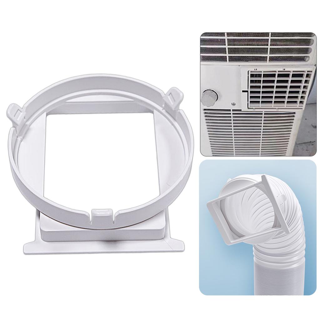 Square Air Conditioning Exhaust Hose Adapter Air Conditioning Exhaust Pipe Extension Adapter for Hose Connections