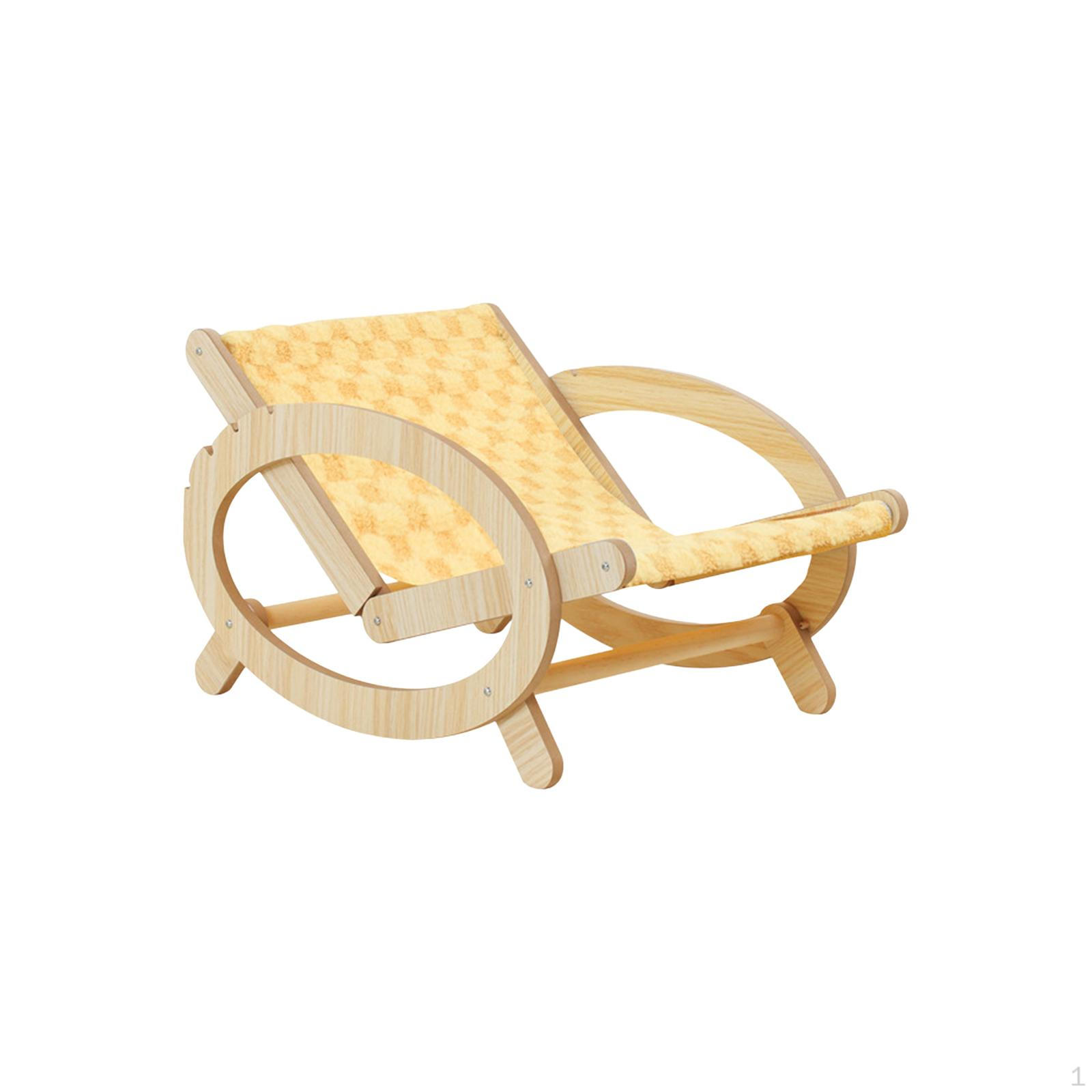 

Cat Hammock Bed Lounge Chair Comfortable Large Cozy Pet recliner Kitten Sleeping Nest Winter Cushion