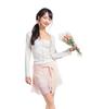Poeoling Rosy Midi Skirt (Pink)