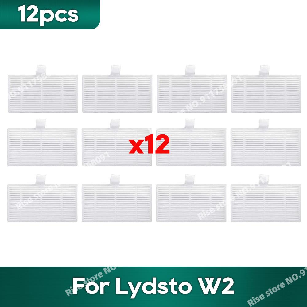 Zubehör Kompatibel Für Lydsto W2, Kyvol Cybovac S60, AICLE INS-200, inic iX10 Roboterstaubsauger Ersatzteile Staubbeutel Filter Mopp