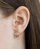 Byhyeres Mellow Twist Between One-Touch Earrings (White) Bh7E64758Wbxxx