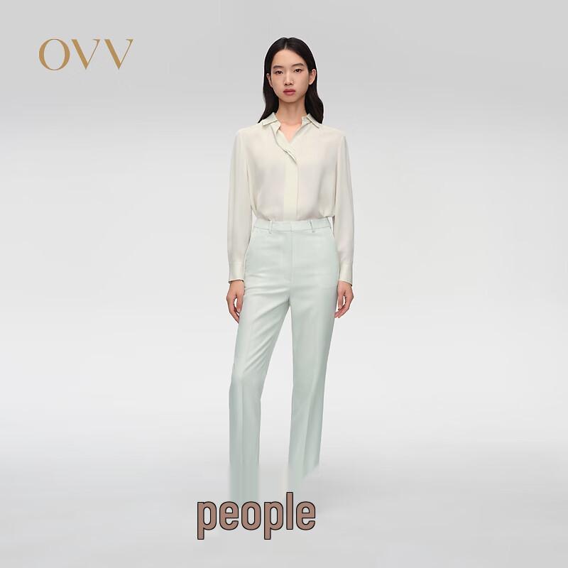 OVV Women s Worsted Wool Commuter Suit Pants S светло-зеленый