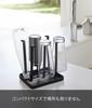 Yamazaki Industries Glass Stand Tower Slim Black 2848