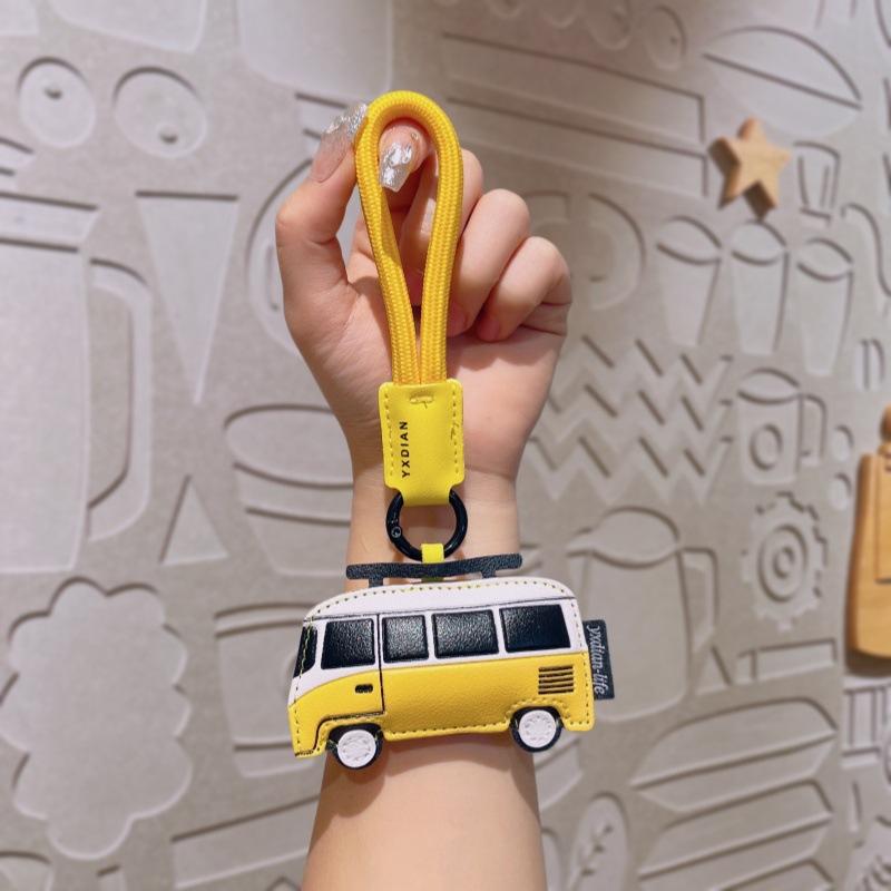 Leather Car Figurine Pendant Student Bag Charming Birthday Exquisite Little Gift Bag Charm