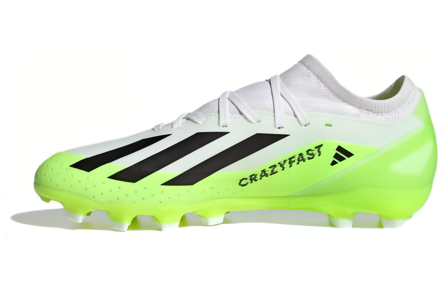 Adidas X Crazyfast.3 Ag  White Green Black  ID9344 44⅔
