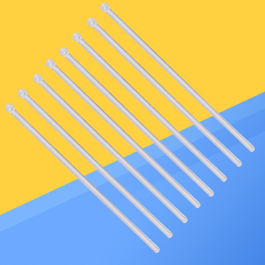 100Pcs Vibrant Plastic Swizzle Sticks Stirrer for Cocktail Coffee Drink Bar Restaurant Milk Tea Shop Party Decor Fun