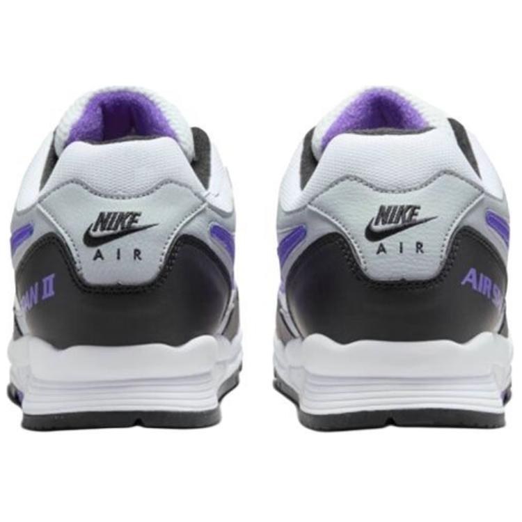 Νέα Ανδρικά Αθλητικά Παπούτσια Nike Air Span 2 Αντιολισθητικά Ανθεκτικά στη Φθορά Χαμηλά Casual Μαύρα Λευκά Μωβ AH8047-013