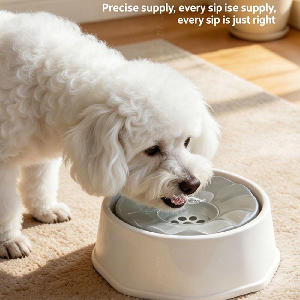 Floating Design Pet Dog Bowls Spill-Proof Detachable Dog Drinking Water Feeder Pet Supplies
