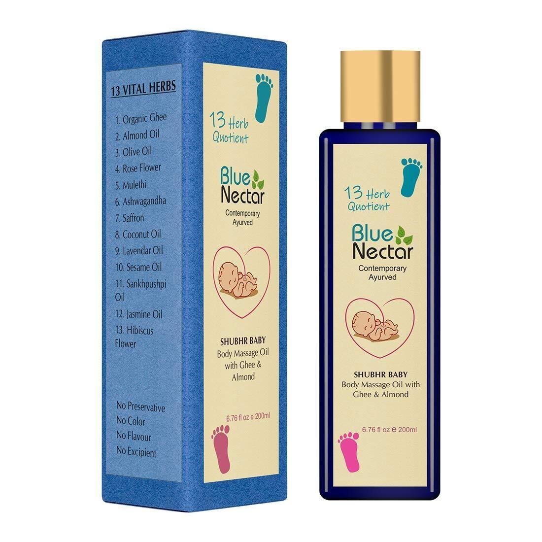 

Blue Nectar Ayurvedic Baby Massage Oil 200ml NZ91.2%