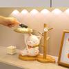 Gifts Porch Storage Easy Use Desktop Ornaments Storage Tray Lucky Cat Ornaments Key Storage Holder