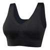Plus Size Wireless Sports Bra Seamless Thin Padded Running Underwear