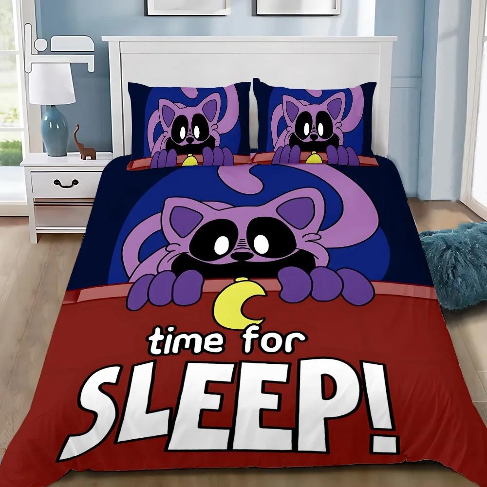 Amine Smilings Critters Duvet Cover Pillowcase Bedding Set Boy Girl Bedroom Decoration Children Gift Single Double Large Size