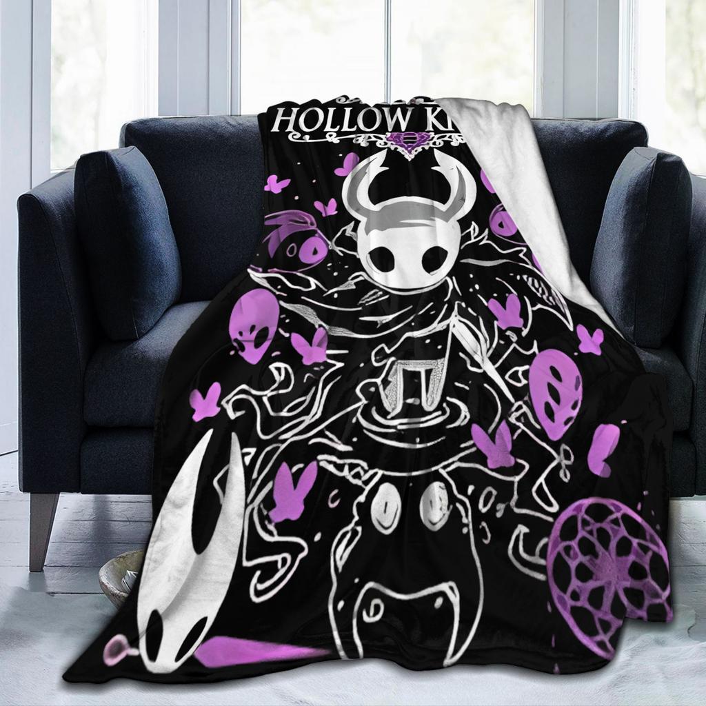 Hollow Knight Advanture Game Fashion Blanket Fleece Textile Decor Cartoon Cute Breathable Warm Throw Fashion Blankets for Bedding
