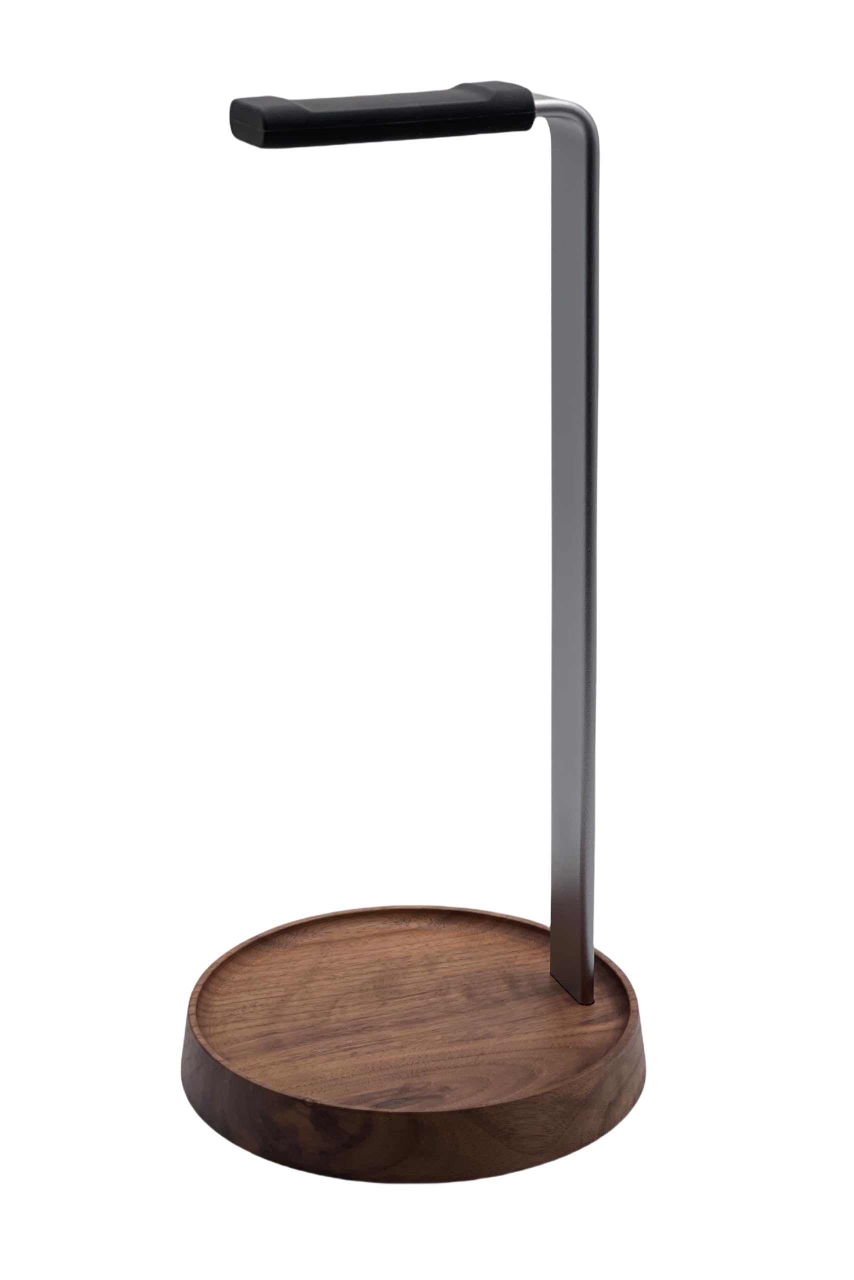 

Desktop headphone stand made of natural wood and aluminum alloy with anti-slip features. Easy assembly. Only 2 left at this special price.