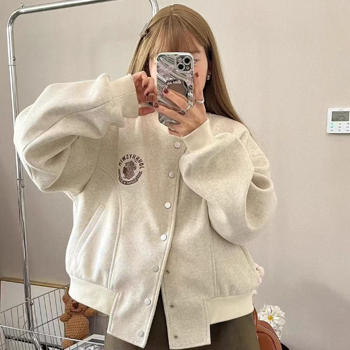 American Style Women s Petite Winter Baseball Jacket Extra Large