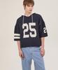NOHANT 25 Jacquard Short Sleeve Knit Navy