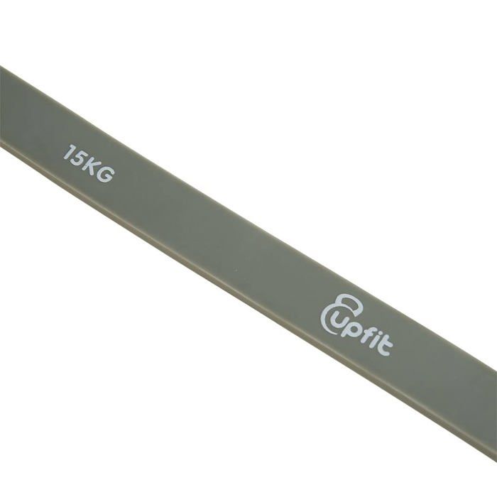 Bande élastique de résistance - upfit - 15kg - 208cm - grise - latex
