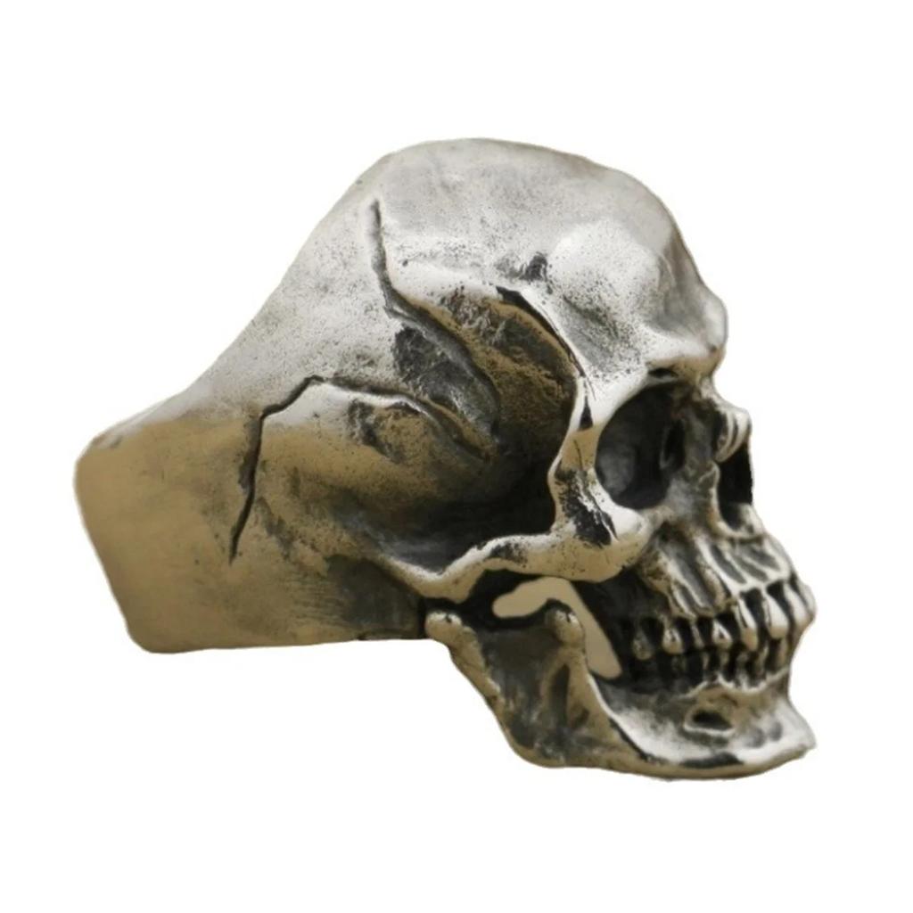 Anelli Teschio Anelli Scheletro Uomo Lega Rock Punk Gotico Hip Hop Fascino Raffinato Regalo Festa di Halloween Anelli Classici Accessori Ragazzo