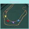 Fashionable Gold Dinosaur Pendant Necklace For Women With Creative Multilayer Design
