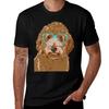 Howard The Doodle Dog With Glasses Tshirt Antiwrinkle Short Sleeve Tshirt