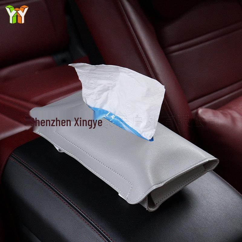Leather Car Tissue Holder for Sun Visor