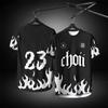 Summer Men's T Shirt Fashion Sport Wear Casual Short Sleeve Soccer Tops Loose Trendy Male Oversized Clothing
