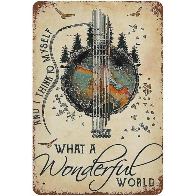 Metal Tin Signs It's A Good Day  Wall Art Vintage Tin Sign for Office Home Classroom Library Bedroom Wall Decor