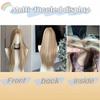 Blonde Wig for Women Long Straight Blonde Brown Wig Asian American Lace Front Synthetic  Wig for Daily Use Cosplay Ombre  Peluca