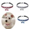 Puppy Neck Collar for Dogs Collar Rhinestone Jewelry Chihuahua Crystal Jewelry Adjustable Engraved Text Dog Collar GXQ08