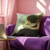 T-Tears on a Withered Flower Pillow Case Square Double-Sided Sofa Cushion Cover Bedroom Bedside Pillow