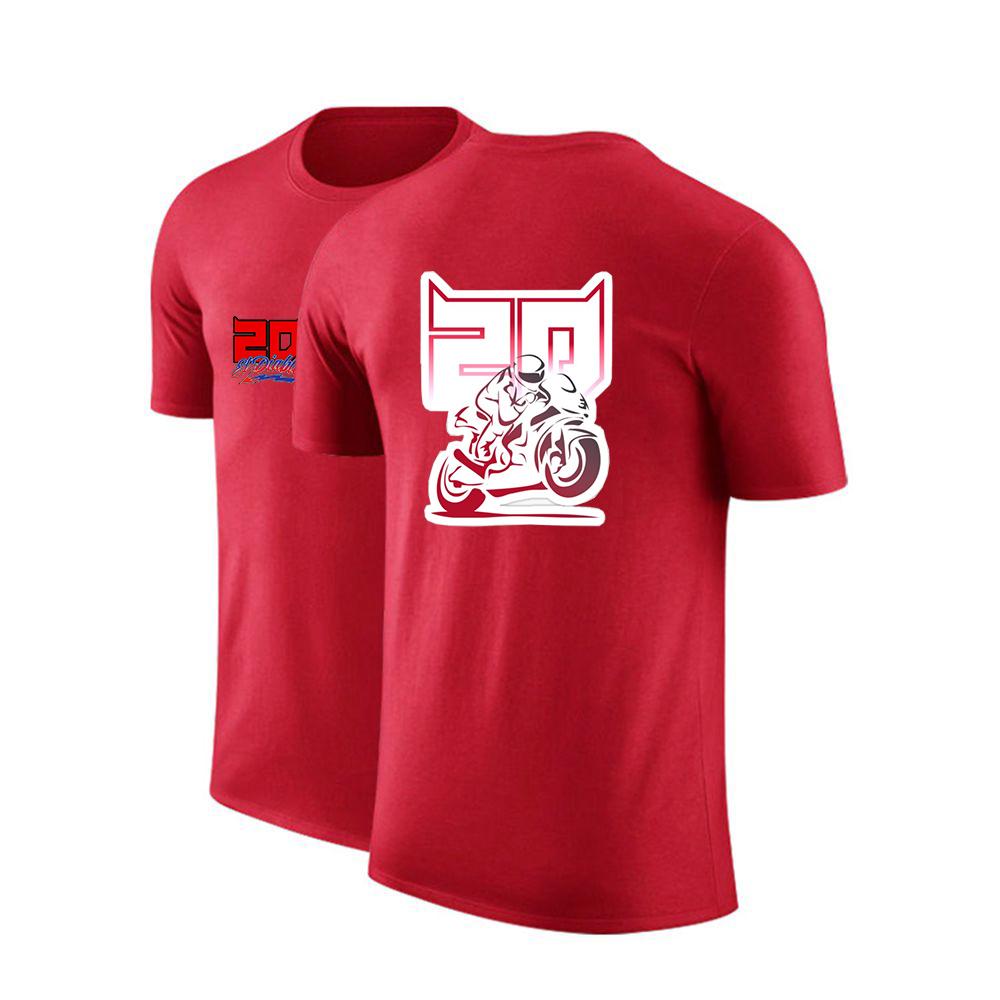 2026 Fabio Quartararo Motorradfahrer Druck Sommer Unisex Neu Regulär Kurzärmlig Premium Pendler Baumwolle T-Shirt