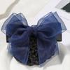 Elegant Bowknot Net Bun Snood Convenient Hair Clips Fashion Snood Hairgrips  Office