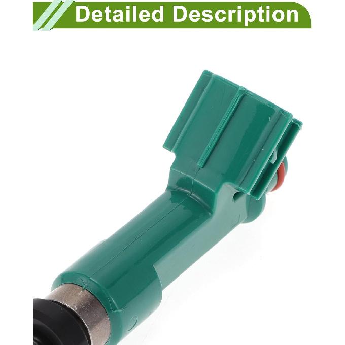 No.23209-28080 Fuel Injector for Toyota Highlander Base 2.4 2004-2007 Flow Match Engine Fuel Nozzle 4 Pcs