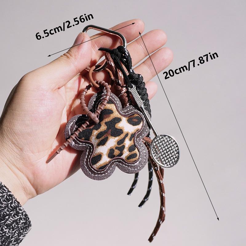 Leopardenblume Mini-Rucksack Hängende Handtasche Anhänger Tasche Anhänger Taschen Zubehör