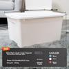 Citylong (Citylong) Plastic Clothing Storage Box Toy Organizer 49L White 1 Piece Without Wheels
