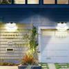 Solar Fence Light Outdoor Waterproof Wall Lamps Garden Energy Light Festoon Decoration LED for Garden Step Patio Stairs 1-12PCS